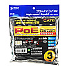 KB-T6POE-03BK PoE CAT6LANケーブル(3m・ブラック) KB-T6POE-03BK / PoE CAT6LANケーブル(3m・ブラック)