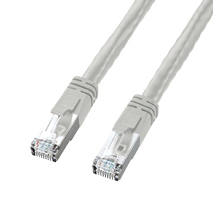 KB-T6POE-10 / PoE CAT6LANケーブル(10m・ライトグレー)