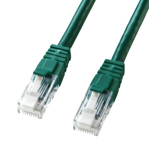 KB-T6TS-005G / つめ折れ防止カテゴリ6LANケーブル(0.5m・グリーン)