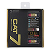 KB-T7-006WRN カテゴリ7LANケーブル(0.6m・ワインレッド) KB-T7-006WRN / カテゴリ7LANケーブル(0.6m・ワインレッド)