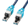KB-T7H4-10NV CAT7H4LANケーブル(ネイビーブルー・10m) KB-T7H4-10NV / CAT7H4LANケーブル(ネイビーブルー・10m)