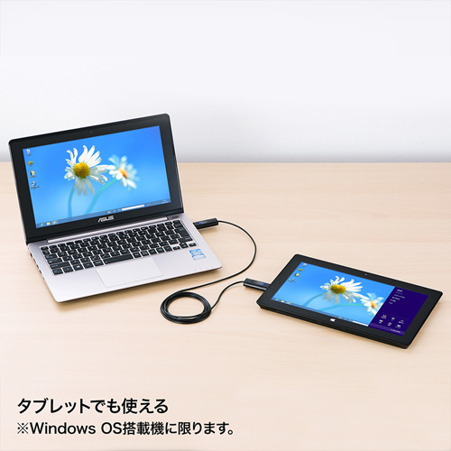 KB-USB-LINK3K / ドラッグ＆ドロップ対応USB2.0リンクケーブル