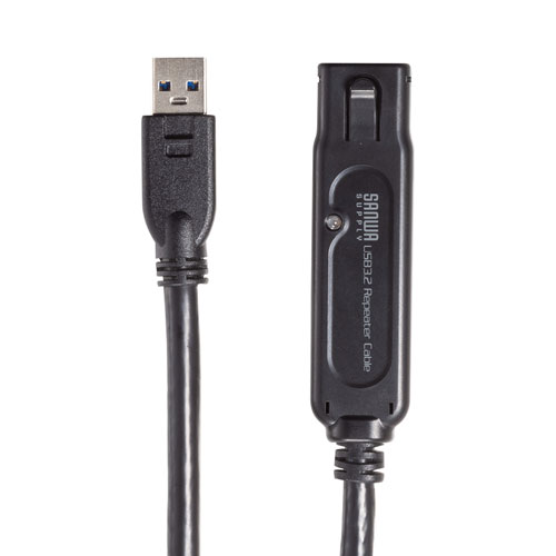 KB-USB-RLK310 / USB3.2アクティブリピーターケーブル10m（抜け止めロック機構付き）
