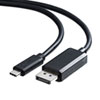 KC-ALCDP20 TypeC-DisplayPort変換ケーブル(ブラック・2m) KC-ALCDP20 / TypeC-DisplayPort変換ケーブル(ブラック・2m)