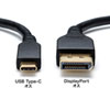 KC-ALCDPR10 / TypeC-DisplayPort変換ケーブル（双方向）（ブラック・1m）