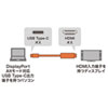 KC-ALCHD10 / Type-C-HDMI変換ケーブル（ブラック・1m）