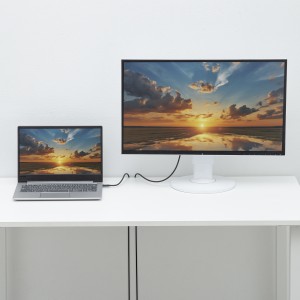 パソコン・タブレットの映像をディスプレイに出力できる、USB Type-C―HDMI変換ケーブルを発売