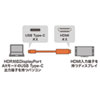KC-ALCHDRA20 / Type-C-HDMI変換ケーブル　HDR対応（ブラック・2m）