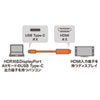 KC-ALCHDRA10 Type-C-HDMI変換ケーブル HDR対応(ブラック・1m) KC-ALCHDRA10 / Type-C-HDMI変換ケーブル HDR対応(ブラック・1m)
