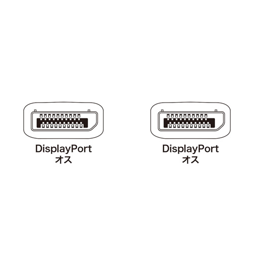 KC-DP1K / DisplayPortケーブル（1m）