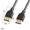 KC-DP4010 DisplayPort ver.2.1ケーブル1m(DP40) KC-DP4010 / DisplayPort ver.2.1ケーブル1m(DP40)