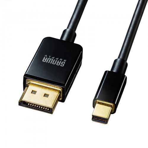 KC-DPM14015【ミニ-DisplayPort変換ケーブル（Ver1.4)（ブラック・1.5m