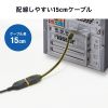 KC-DPMDPF015 / Mini DisplayPort変換ケーブル（15cm）