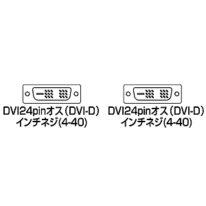 KC-DVI-2 / DVIケーブル（シングルリンク・2m）