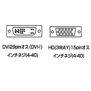 KC-DVI-HD1 / DVIケーブル（アナログ・1m）