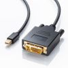 KC-MDPDVA20K / ミニDisplayPort-DVI変換ケーブル 2m