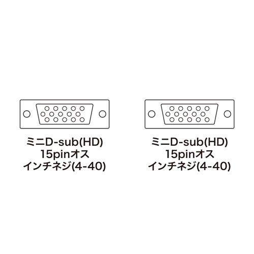 KC-NMV100K / ナイロンメッシュディスプレイケーブル（アナログRGB・10m）