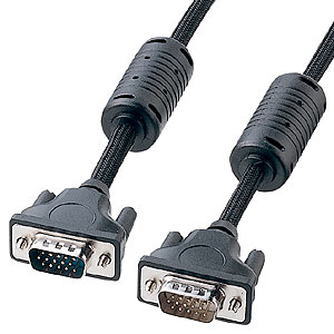 KC-NMV30 / ナイロンメッシュディスプレイケーブル(アナログRGB・3m)