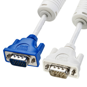 KC-VM07K / スリム同軸ディスプレイケーブル〈アナログRGB(VGA)・0.75m〉