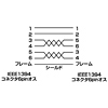 KE-942 / IEEE1394ケーブル（6pin-6pin・2m・ダークグレー）