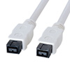 KE-B991WK IEEE1394bケーブル(ホワイト・1m) KE-B991WK / IEEE1394bケーブル(ホワイト・1m)