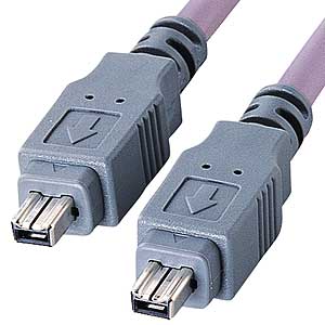 KE-DD2VA / IEEE1394ケーブル(4pin-4pin・バイオレット・2m)
