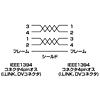 KE-DD2 IEEE1394ケーブル(4pin-4pin・ダークグレー・2m) KE-DD2 / IEEE1394ケーブル(4pin-4pin・ダークグレー・2m)