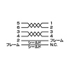 KE-NM462 / ナイロンメッシュIEEE1394ケーブル（6pin-4pin・2m）