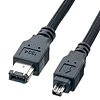 KE-NM462 ナイロンメッシュIEEE1394ケーブル(6pin-4pin・2m) KE-NM462 / ナイロンメッシュIEEE1394ケーブル(6pin-4pin・2m)