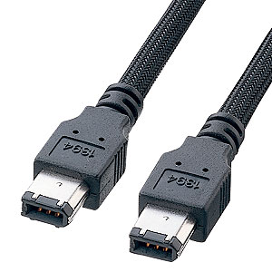 KE-NM942 / ナイロンメッシュIEEE1394ケーブル(6pin-6pin・2m)