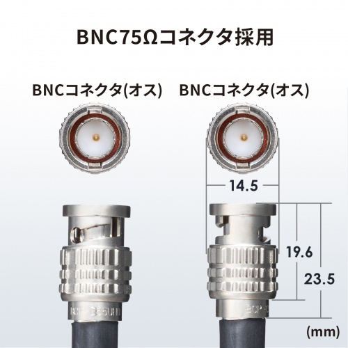 KM-12SDI03 / 12G-SDIケーブル（ブラック・3m）