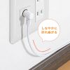 KM-AT26-100W / アンテナケーブル　極細 S2.5C-FB 片側L字　10m