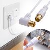 KM-AT26-20W アンテナケーブル 極細 S2.5C-FB 片側L字 2m KM-AT26-20W / アンテナケーブル 極細 S2.5C-FB 片側L字 2m