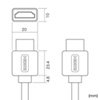 KM-HD20-10DW / イーサネット対応ハイスピードHDMIケーブル（1m）