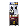 KM-HD20-10SS イーサネット対応ハイスピードHDMIスリム&スモールケーブル(1m・ブラック) KM-HD20-10SS / イーサネット対応ハイスピードHDMIスリム&スモールケーブル(1m・ブラック)