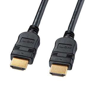 KM-HD20-15TK2 / イーサネット対応ハイスピードHDMIケーブル(ブラック・1.5m)