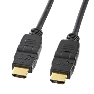 KM-HD20-3D15 / イーサネット対応ハイスピードHDMI 3Dケーブル（1.5m・ブラック）