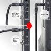 KM-HD20-3DEN10N ハイスピードHDMI延長ケーブル(3Dコネクタ)(ブラック・1m) KM-HD20-3DEN10N / ハイスピードHDMI延長ケーブル(3Dコネクタ)(ブラック・1m)