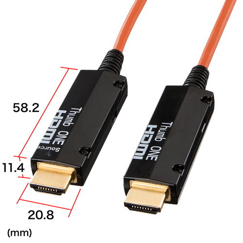 KM-HD20-FB30 / 光ファイバHDMIケーブル 30m