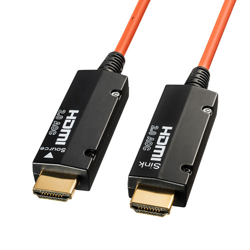 KM-HD20-PFB10【HDMI2.0 光ファイバケーブル（10m）】4K/60Hz高速伝送 
