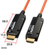 KM-HD20-PFB30 HDMI2.0 光ファイバケーブル(30m) KM-HD20-PFB30 / HDMI2.0 光ファイバケーブル(30m)
