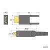 KM-HD20-PFBAD100 4K60Hz対応光ファイバHDMIケーブル(100m) KM-HD20-PFBAD100 / 4K60Hz対応光ファイバHDMIケーブル(100m)
