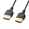 KM-HD20-SSS10 イーサネット対応ハイスピードHDMIケーブル 1m 超ごく細ケーブル KM-HD20-SSS10 / イーサネット対応ハイスピードHDMIケーブル 1m 超ごく細ケーブル