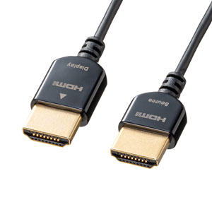 KM-HD20-SSSA50 / イーサネット対応ハイスピードHDMIアクティブケーブル 5m 超ごく細ケーブル
