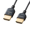 KM-HD20-SSSA50 イーサネット対応ハイスピードHDMIアクティブケーブル 5m 超ごく細ケーブル KM-HD20-SSSA50 / イーサネット対応ハイスピードHDMIアクティブケーブル 5m 超ごく細ケーブル