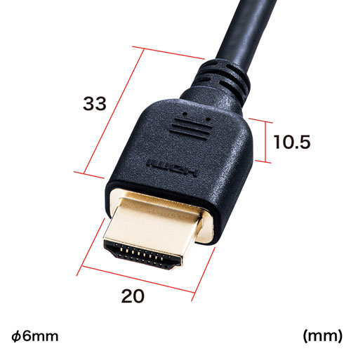 KM-HD20-U15 / ウルトラハイスピードHDMIケーブル（ブラック・1.5m）