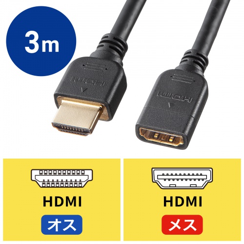 KM-HD20-UEN30 / HDMI延長ケーブル 3m