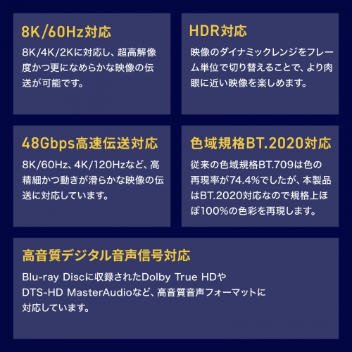 KM-HD20-UFBA50 / アーマードHDMIケーブル（50m）