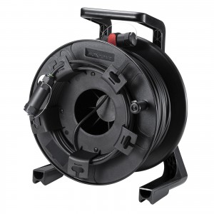 KM-HD20-UFBD100 / ドラム付き光ファイバHDMIケーブル(8K対応・ブラック・100m)