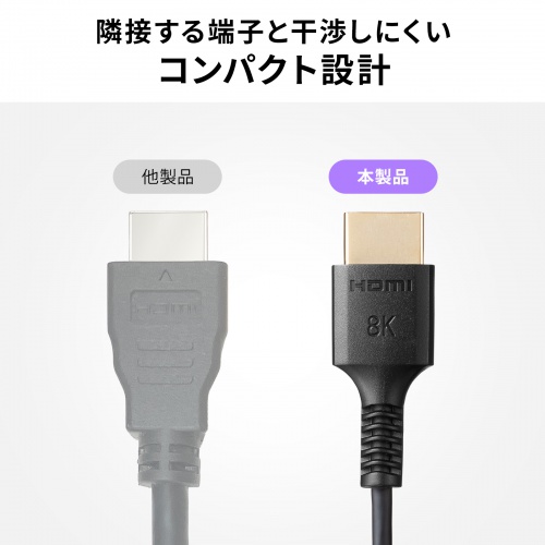 KM-HD20-US10 / UltraHighSpeed認証品スリムケーブル（1m）